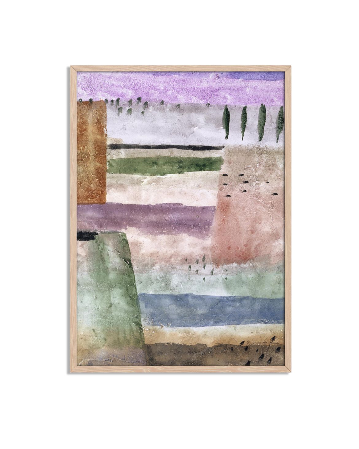 Abstract Pastellandschap Poster