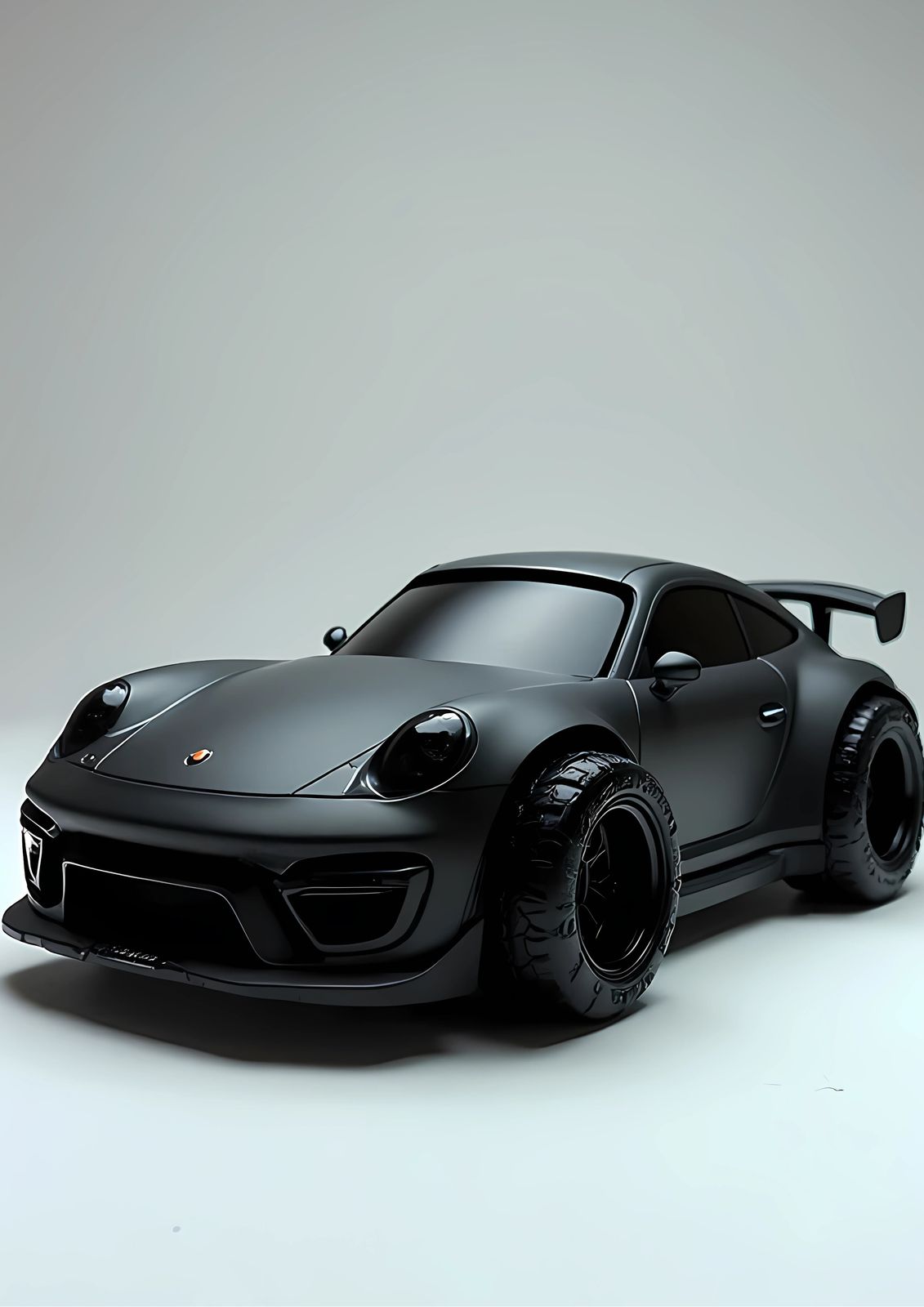 Poster - Zwarte Sportauto