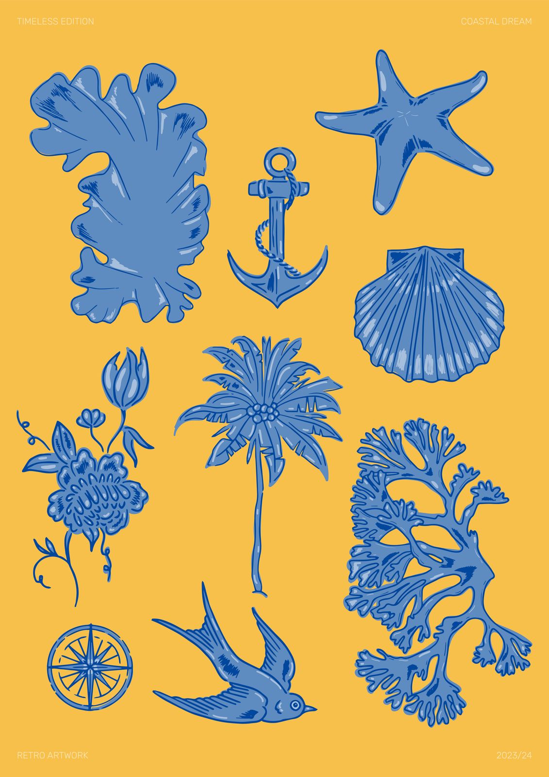 Poster - Coastal Dream Kunstwerk