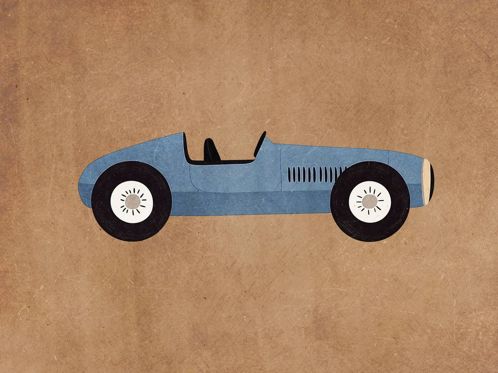 Poster - Vintage Raceauto