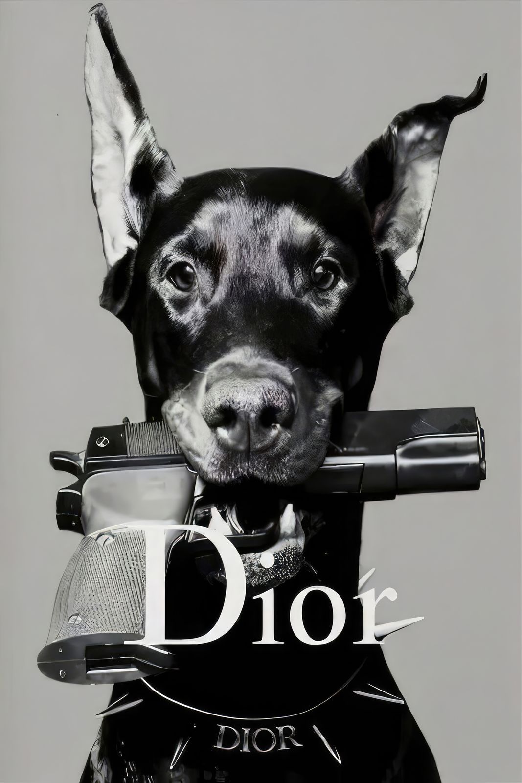 Poster - Hond met Dior