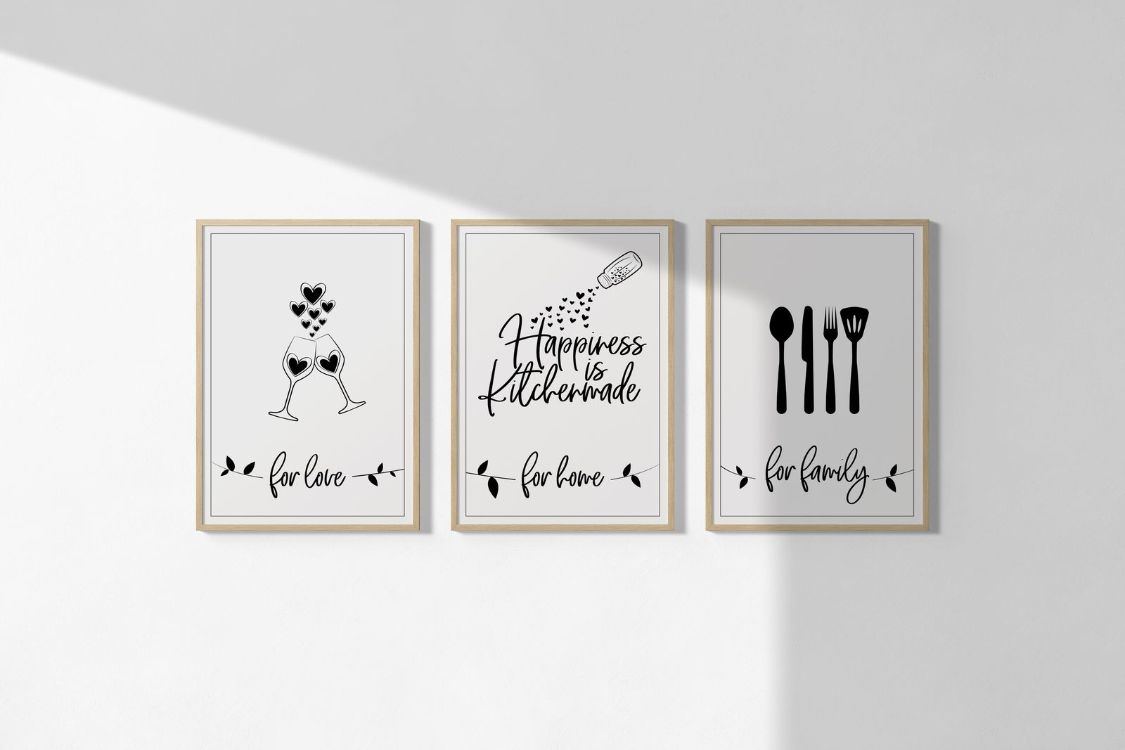 Poster - Keukengeluk Set van 3