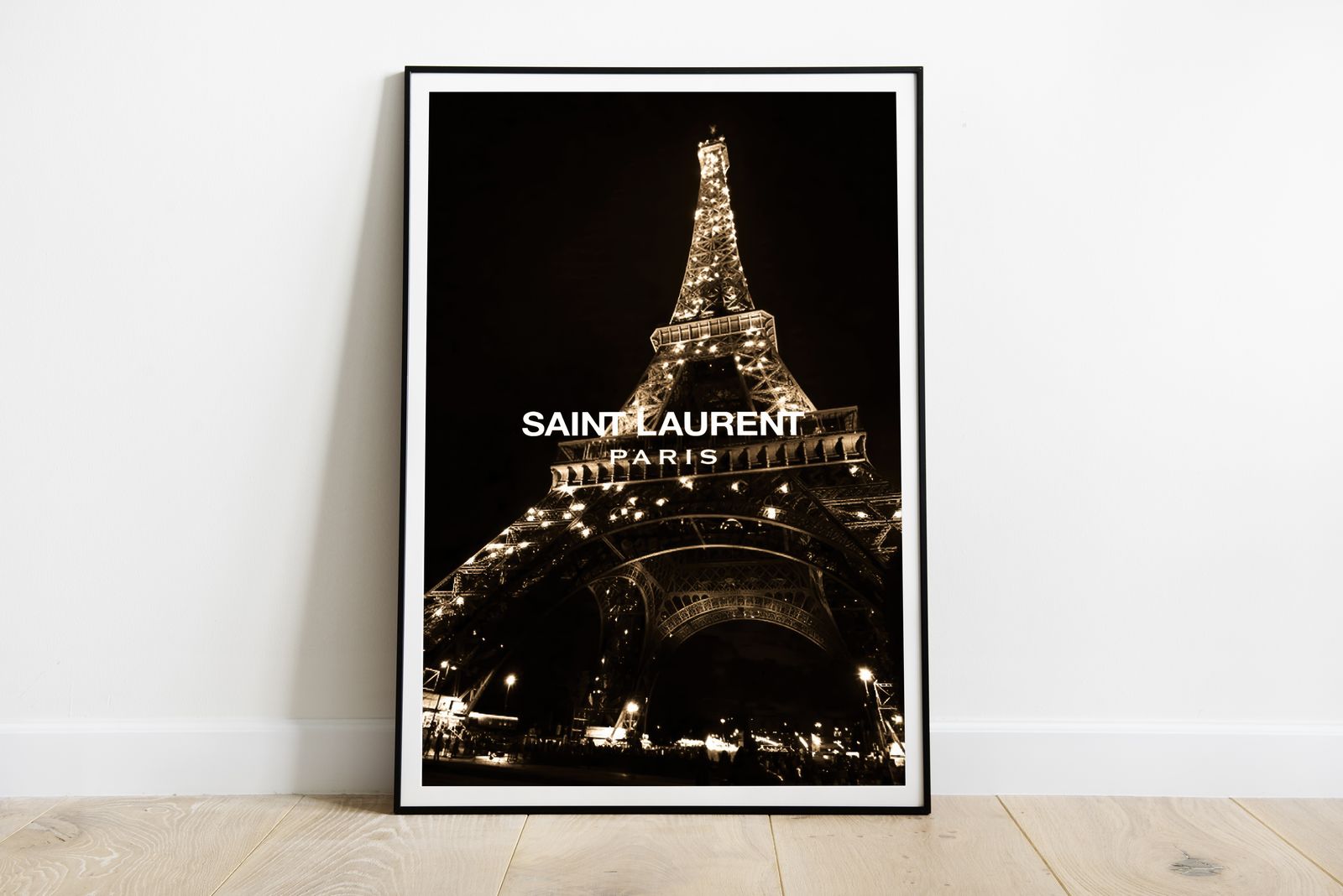 Poster - Eiffeltoren Nacht