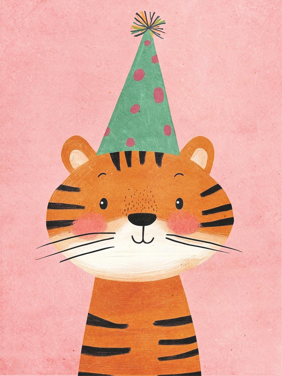 Poster - Feest Tijger