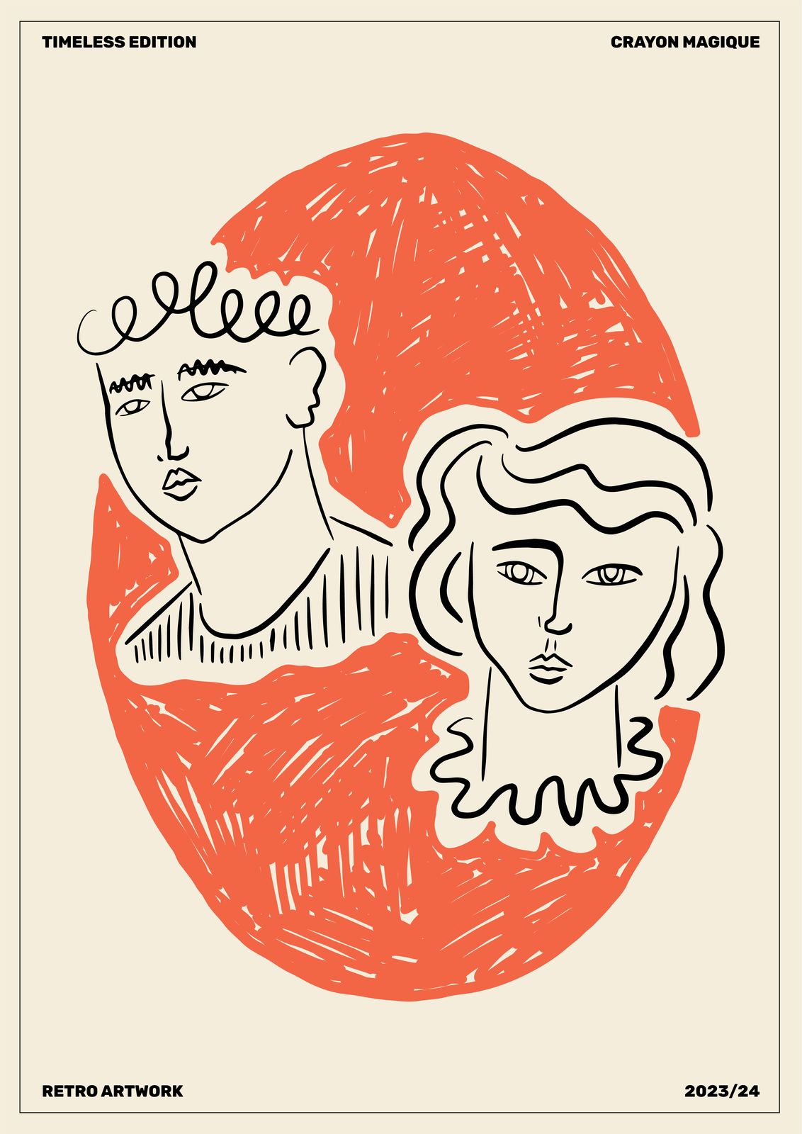 Poster - Tijdloze Editie Kunstwerk