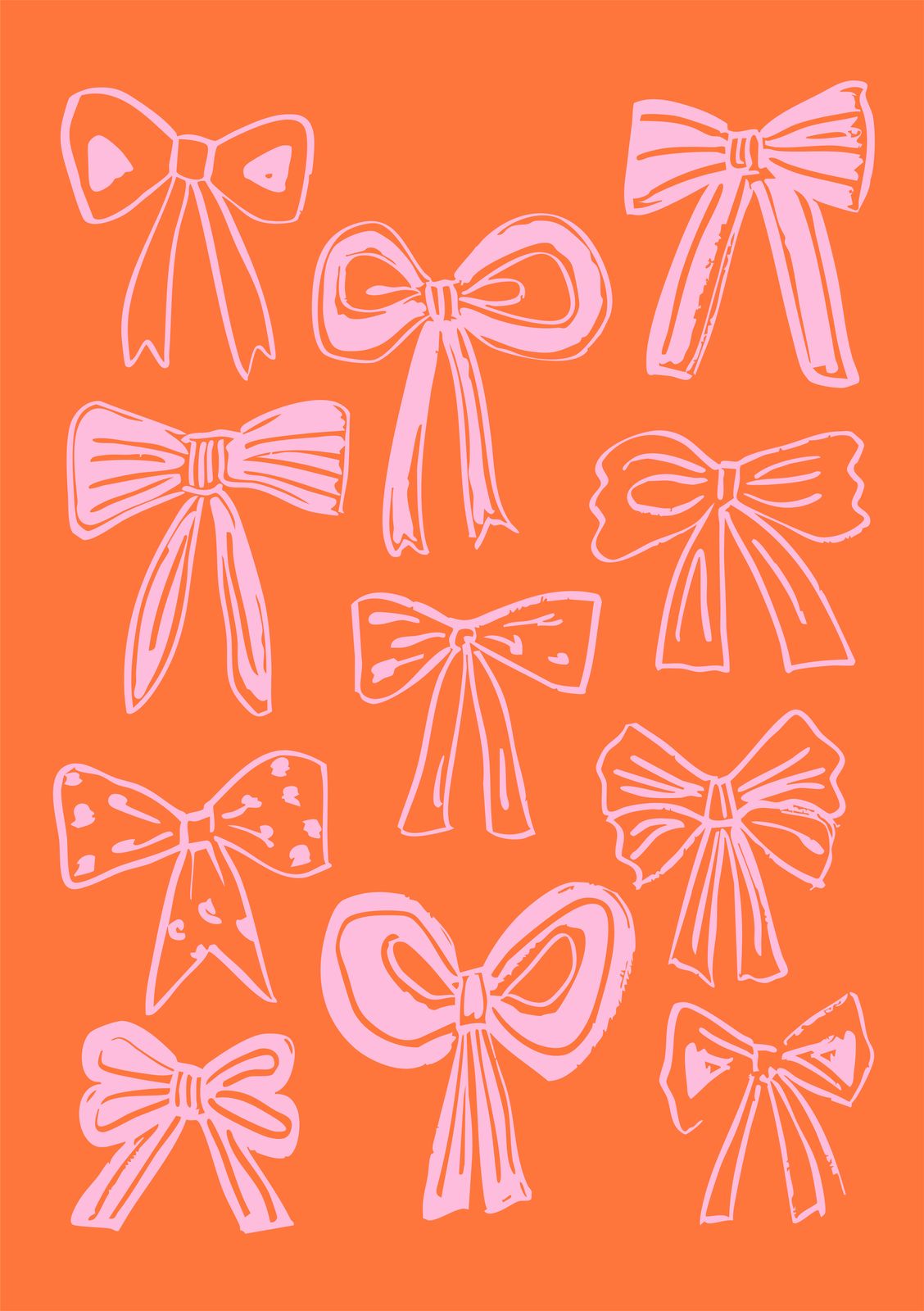Poster - Decoratieve Strikken