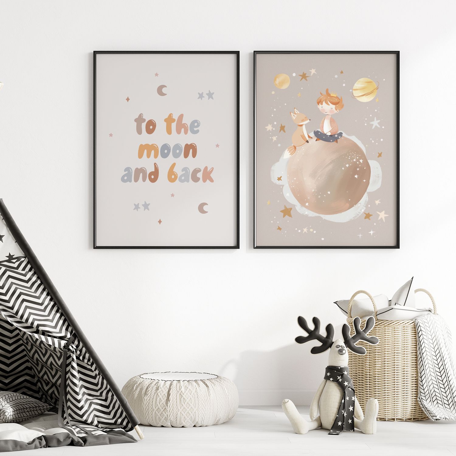 Poster - Naar de Maan Set of 2