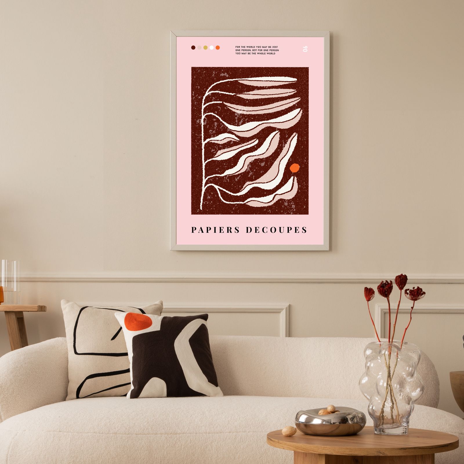Papiers Decoupes Kunstposter