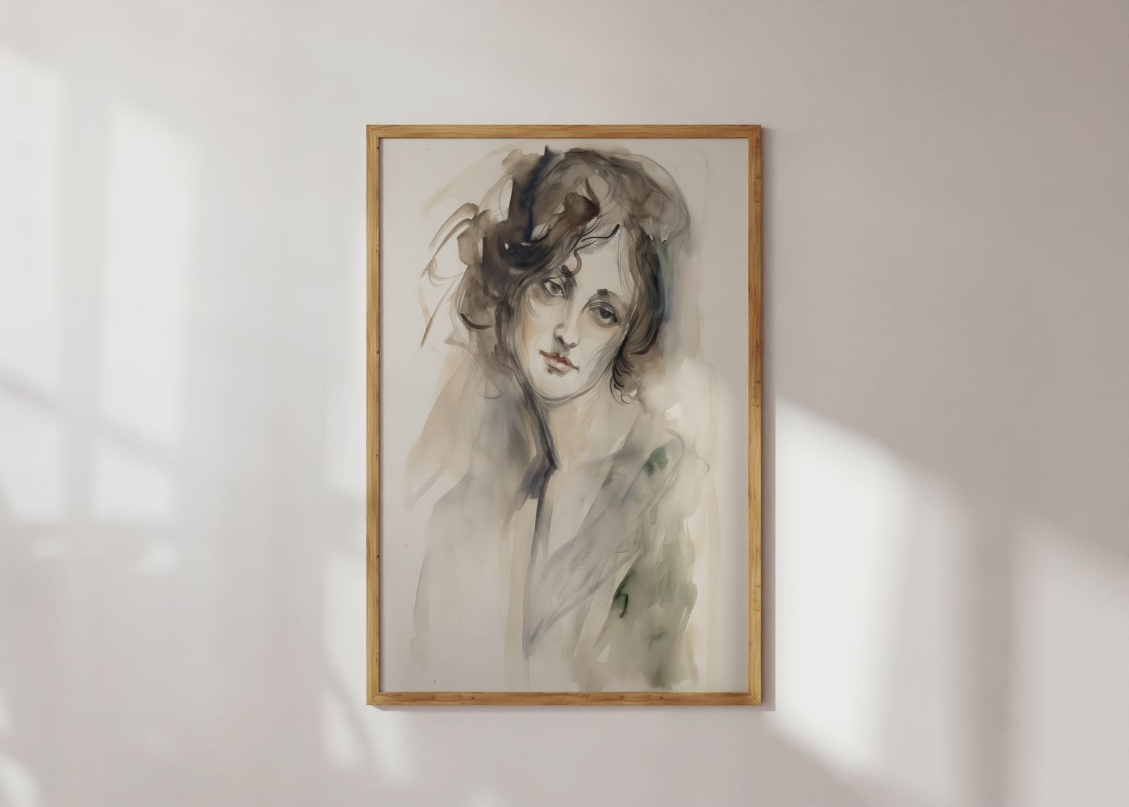 Poster - Portret van een vrouw