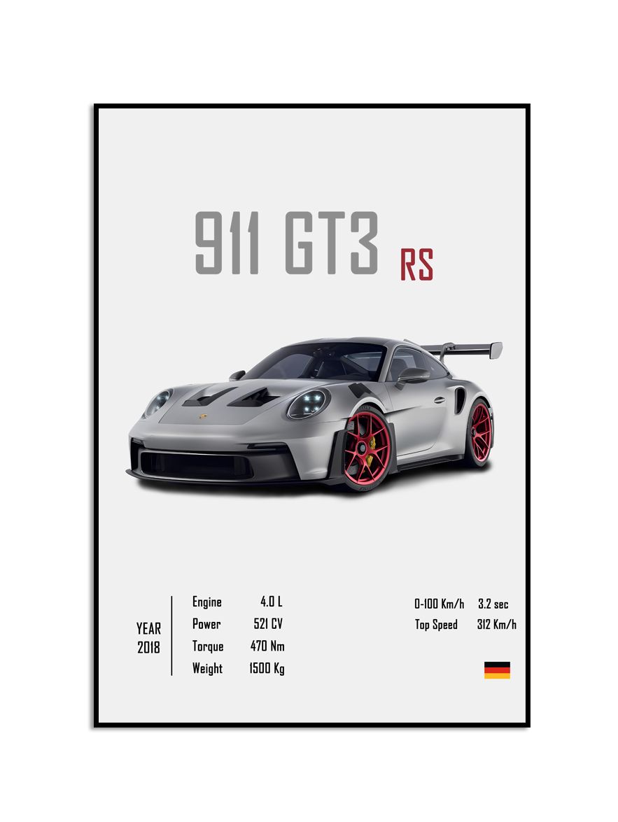 Poster - 911 GT3 RS