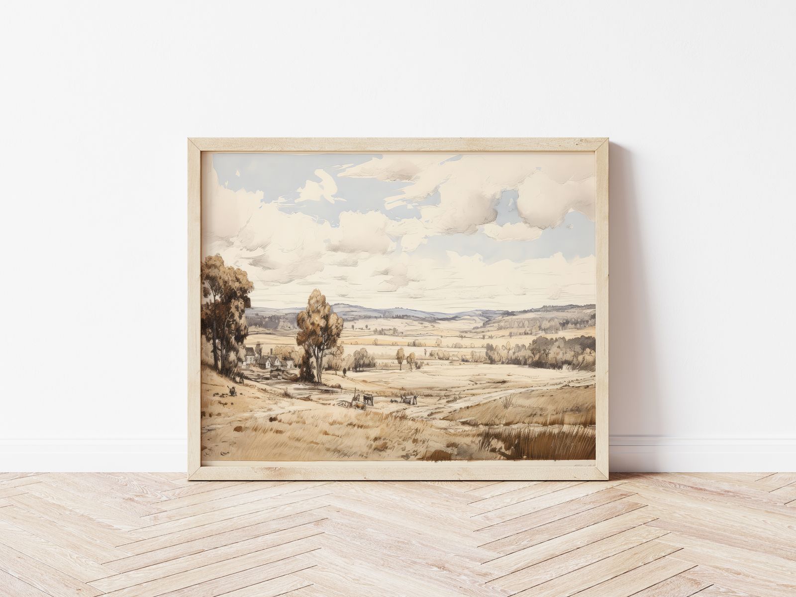 Poster - Platteland Landschap