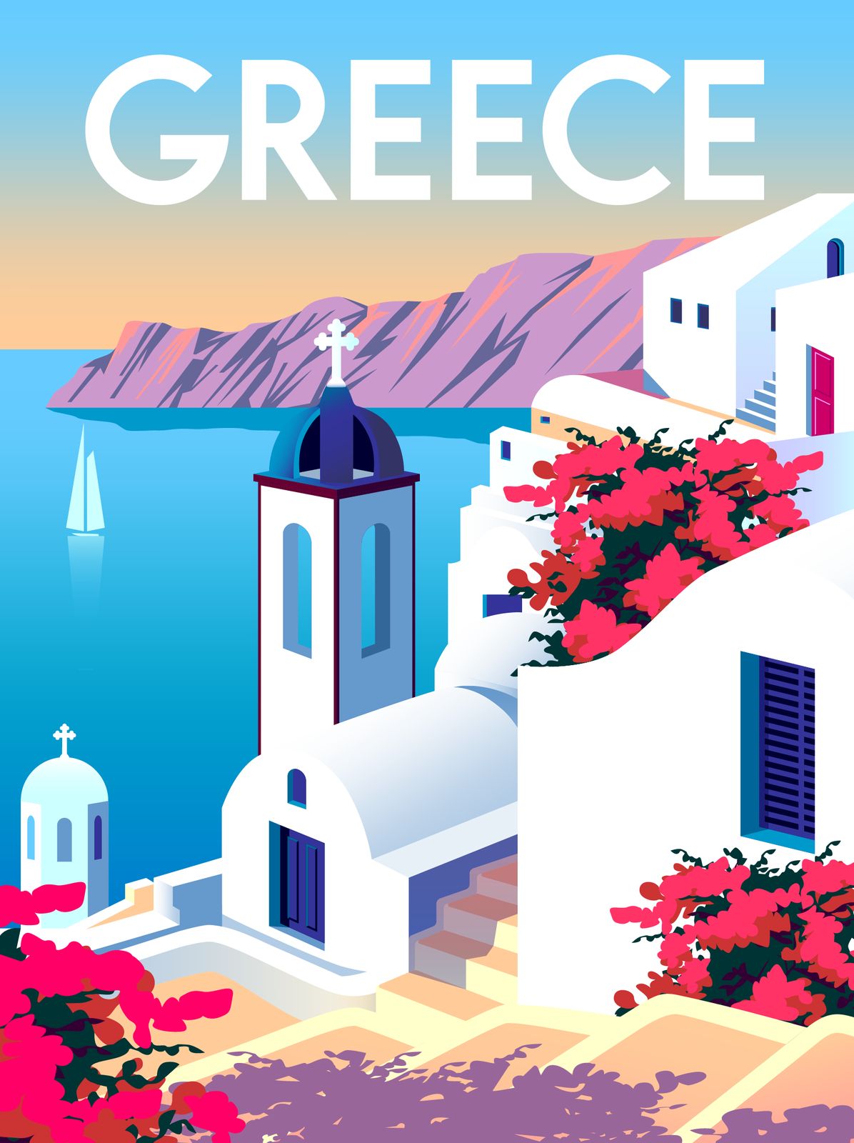 Poster - Griekenland Reiskunst