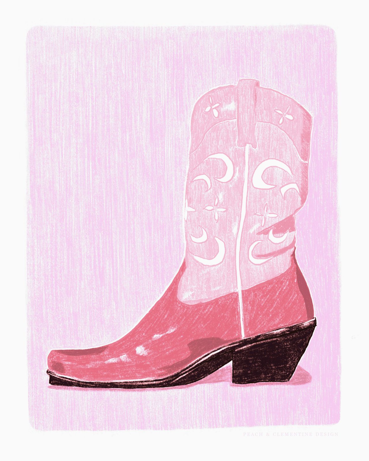 Poster - Roze Cowboylaars