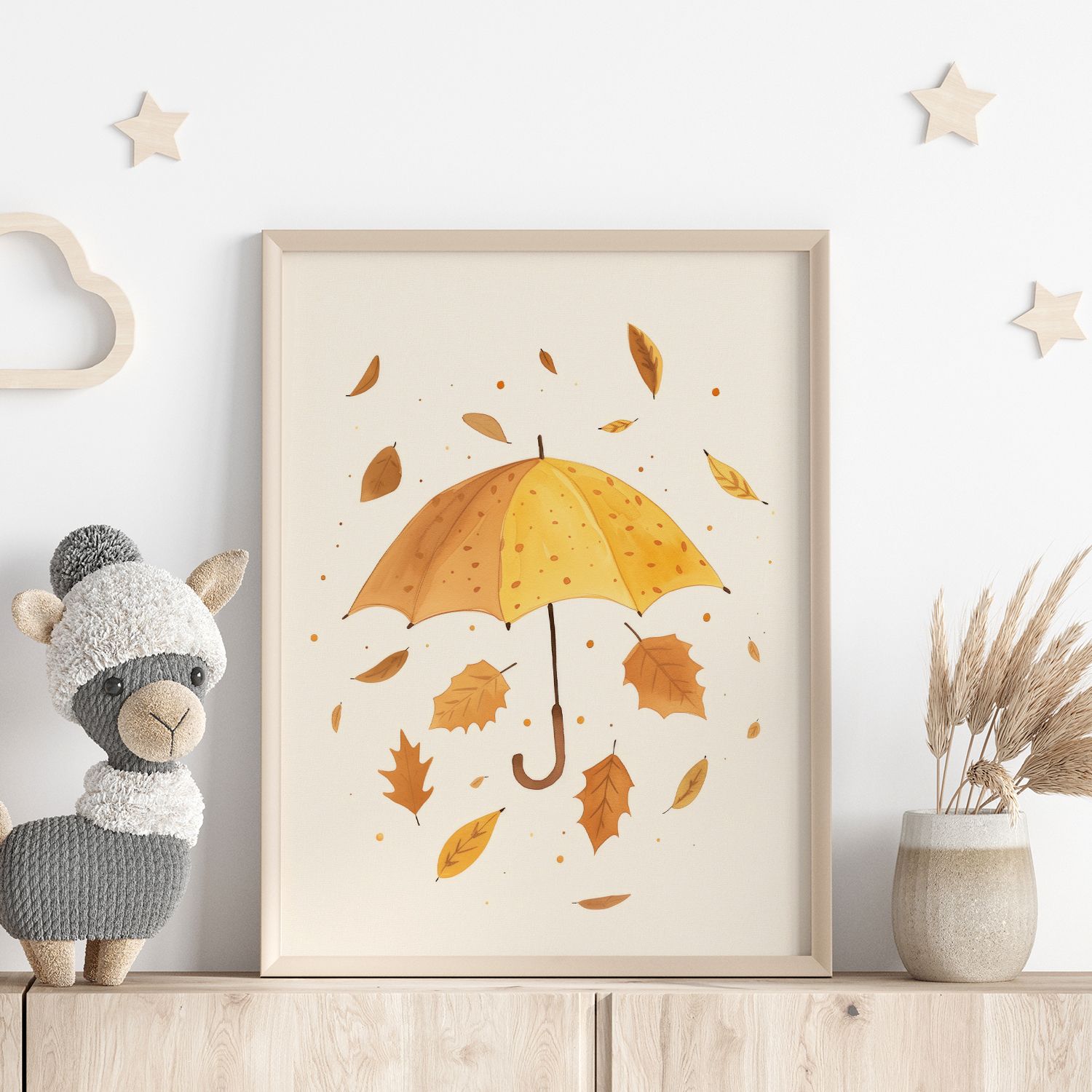 Poster - Herfstparaplu