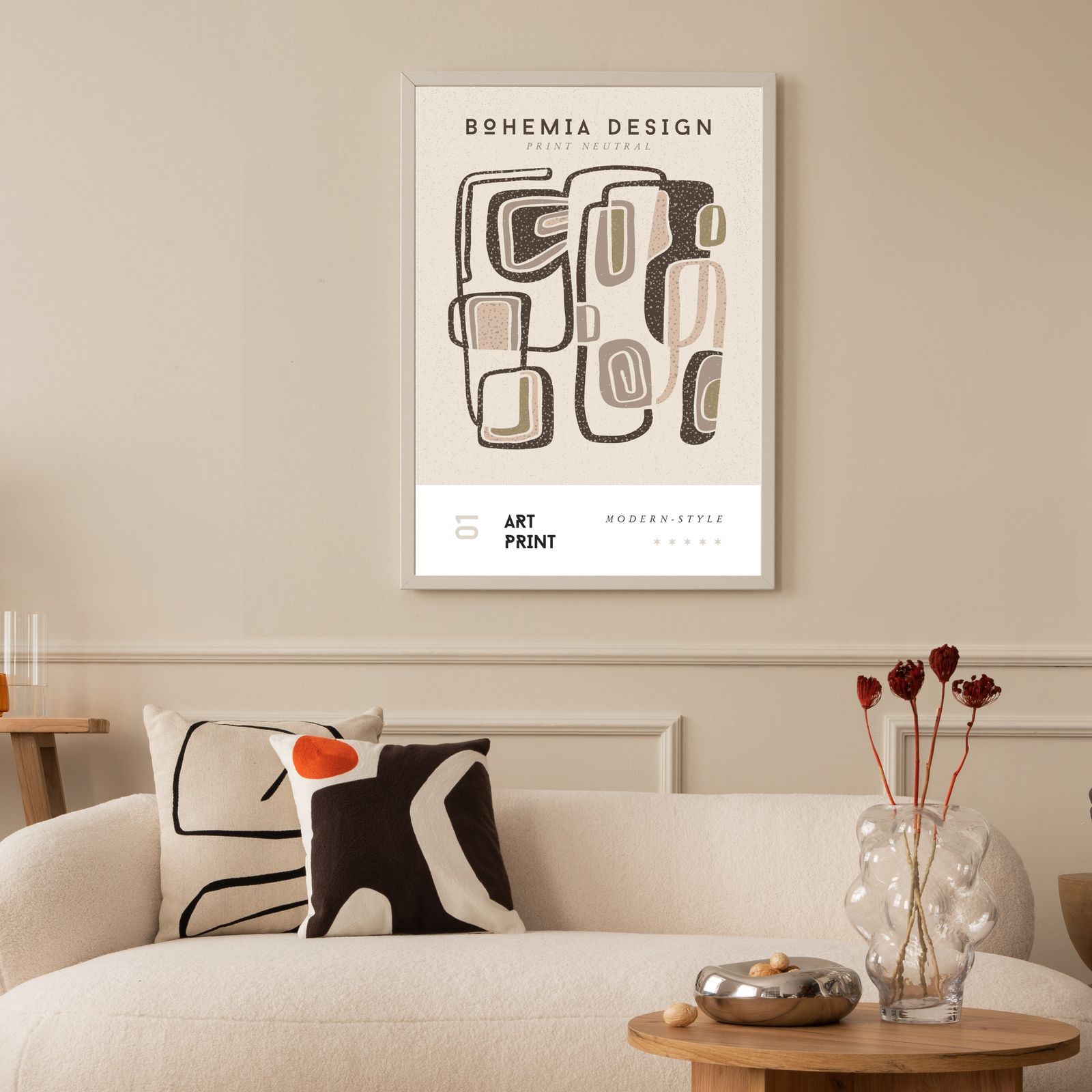 Abstract Modern Stijl Kunstprint Poster