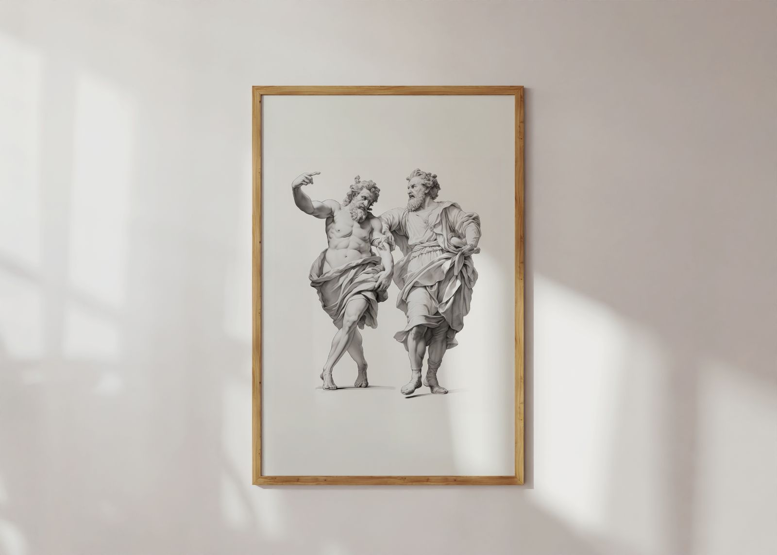 Poster - Dansende Griekse goden