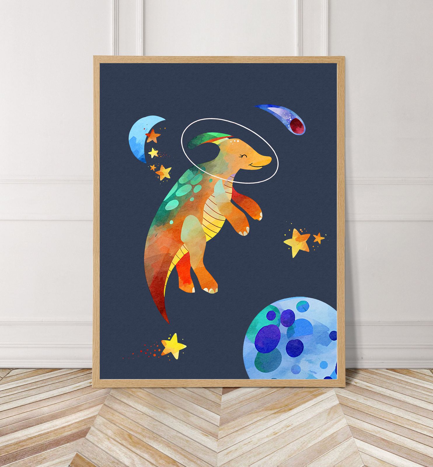 Ruimtedinosaurus Poster
