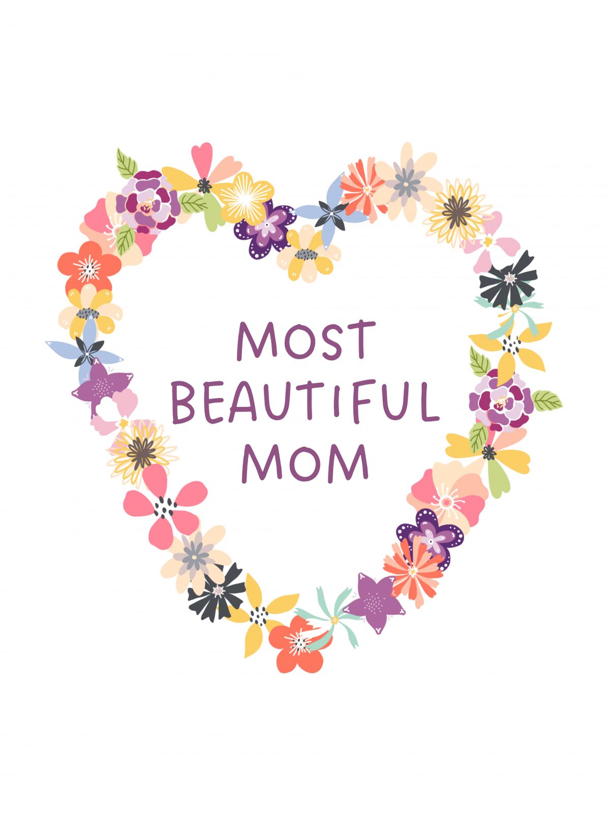 Poster - Mooiste Mama