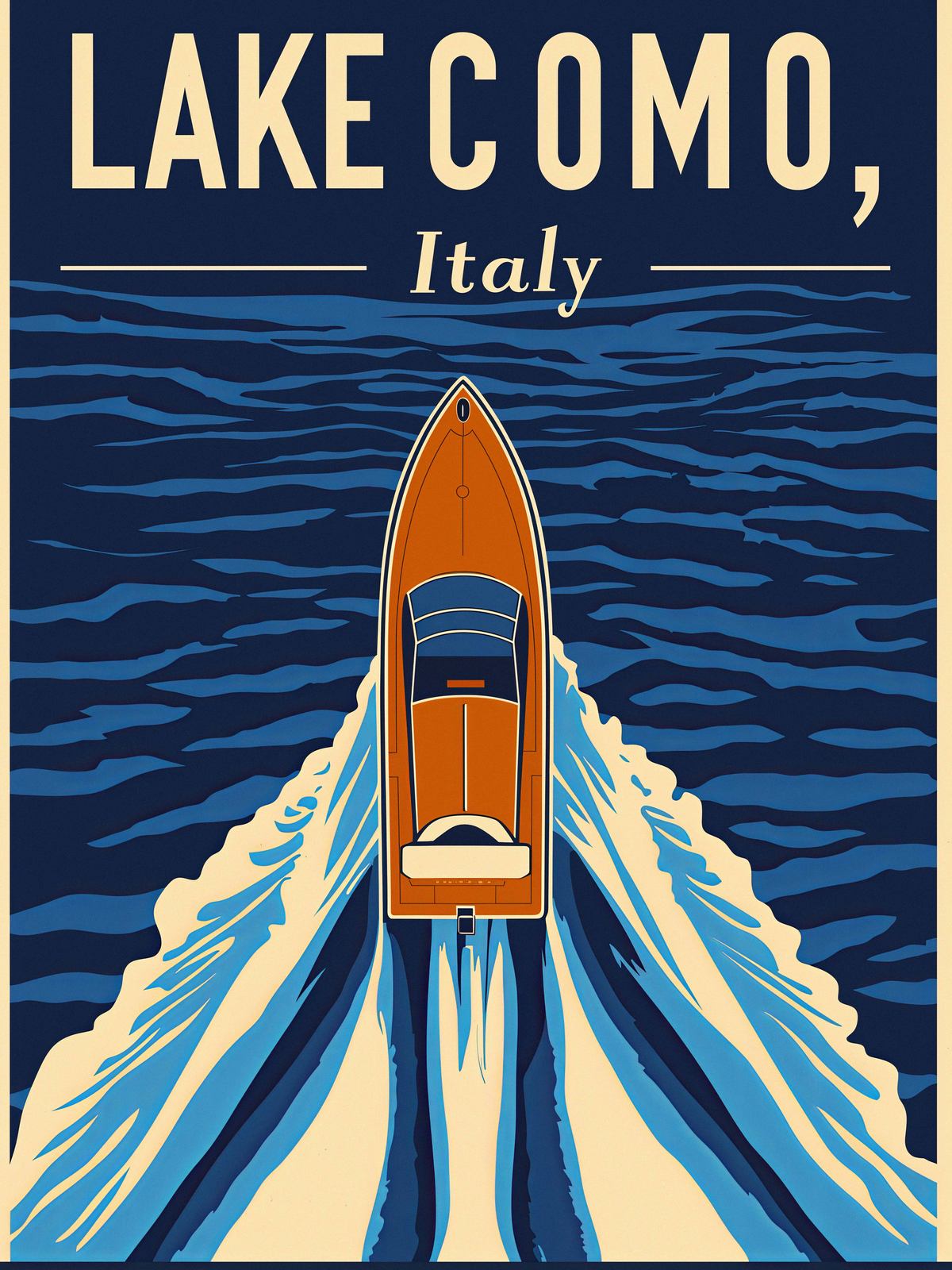 Poster - Comomeer Italië