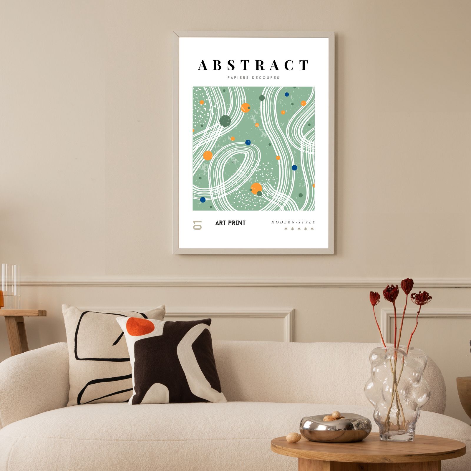 Abstracte Kunst Print Poster
