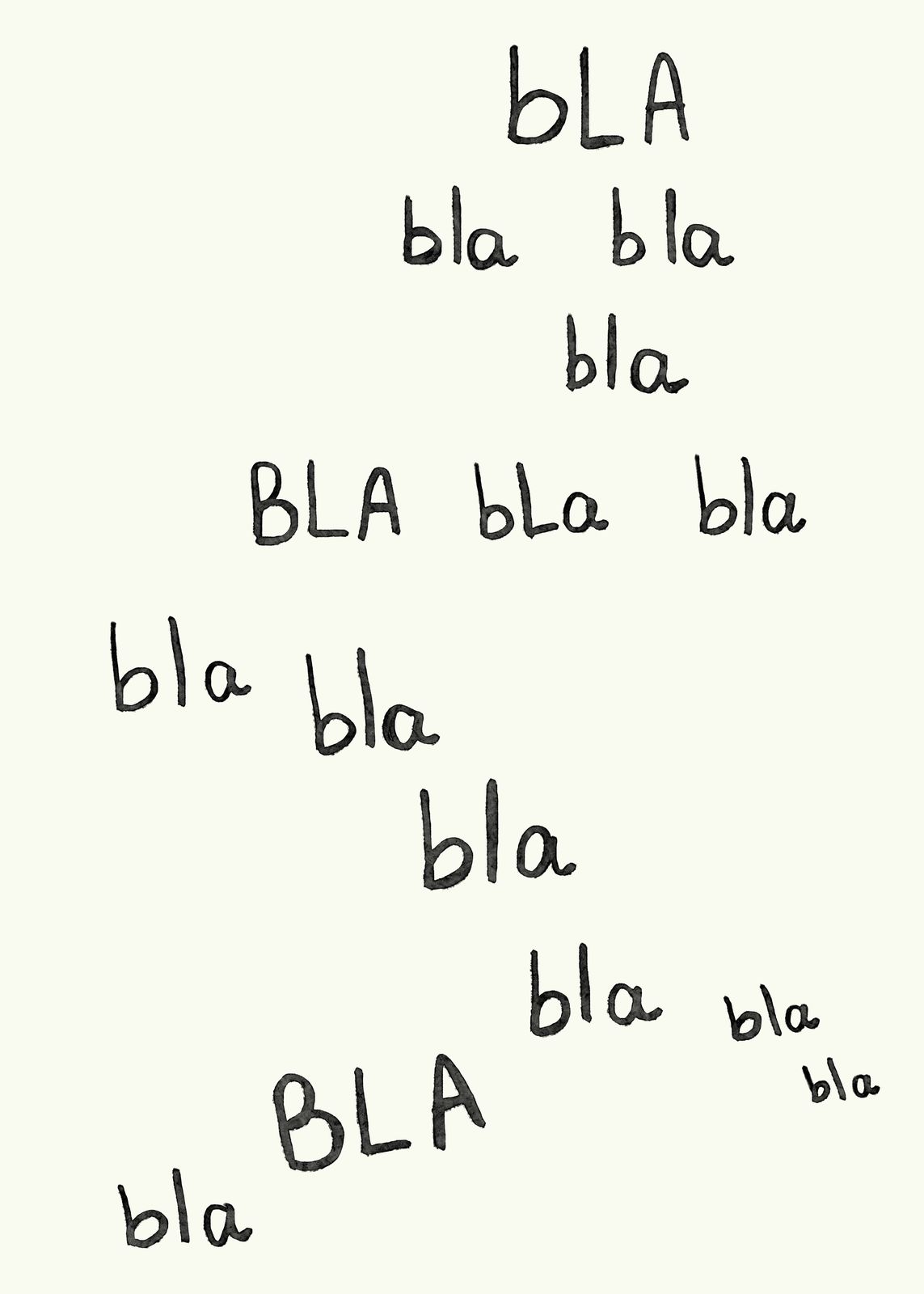 Poster - Bla Bla Design