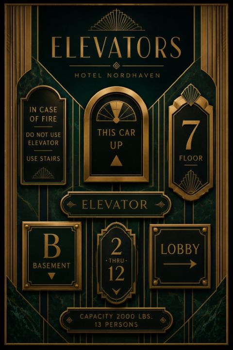 Poster - Hotel Nordhaven Lift