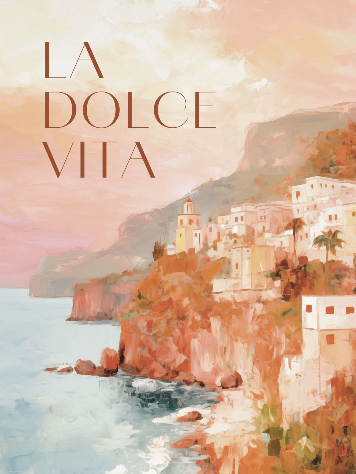 Poster - La Dolce Vita Amalfikust