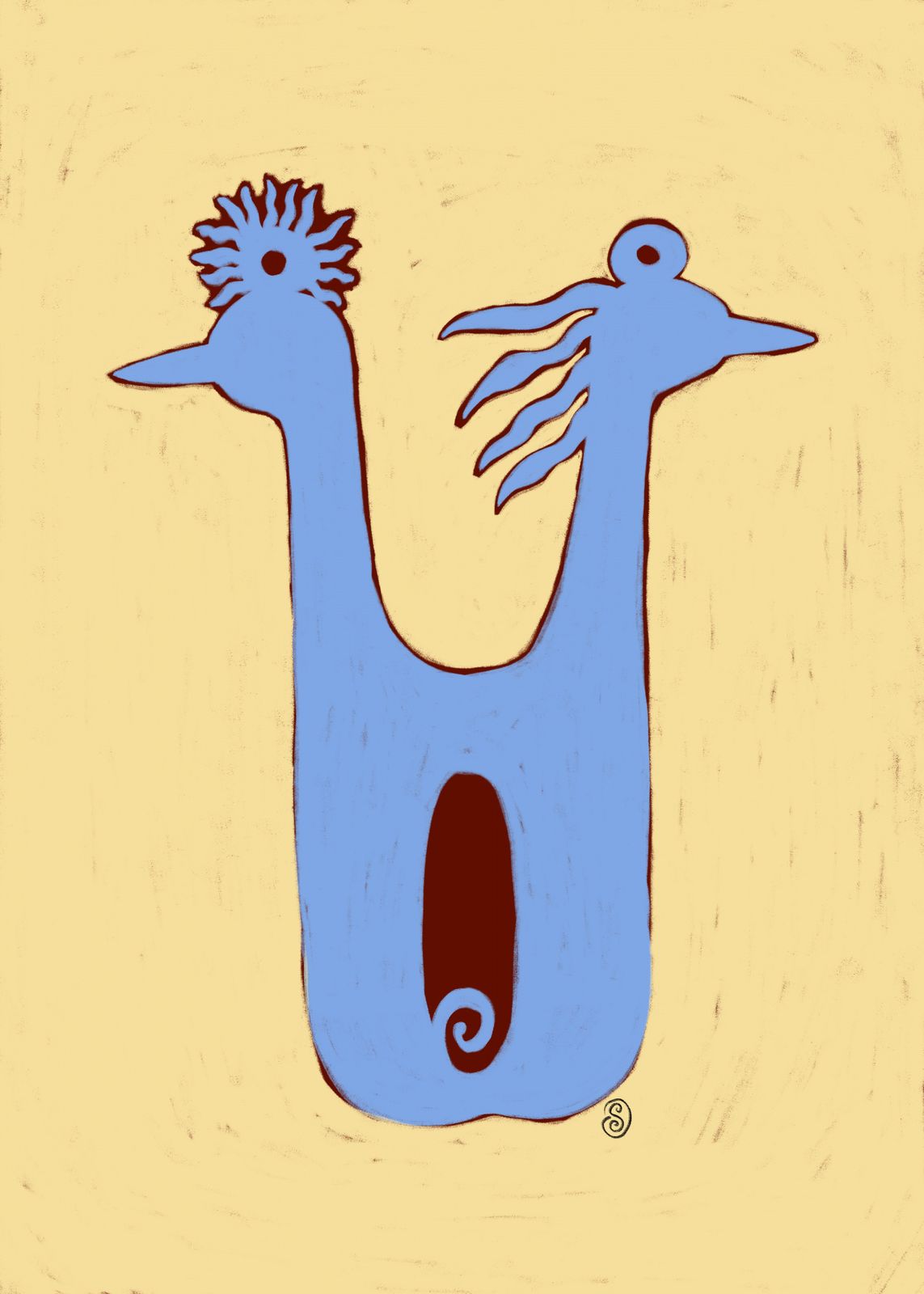 Poster - Speels Kunstwerk