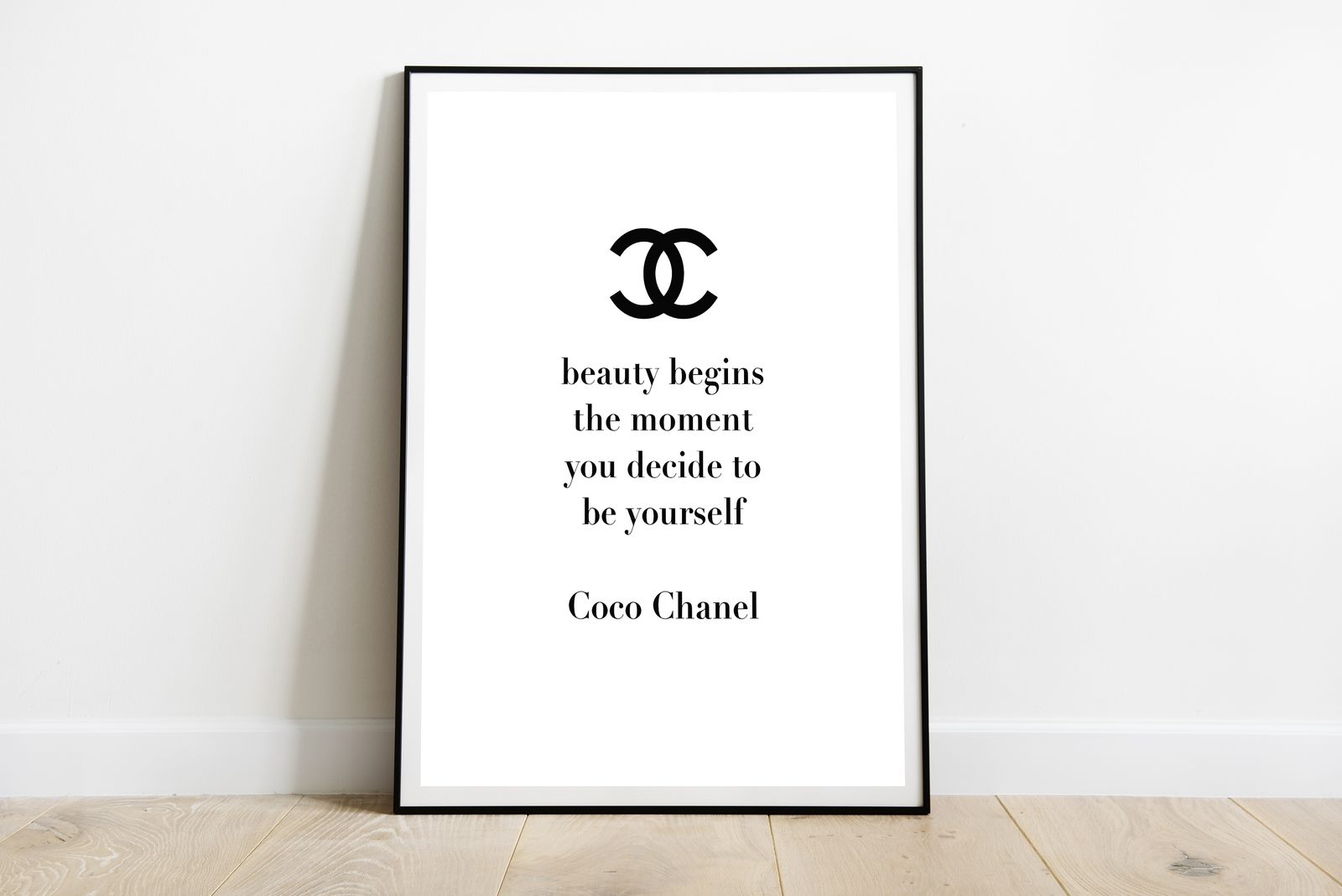 Poster - Coco Chanel Citaat
