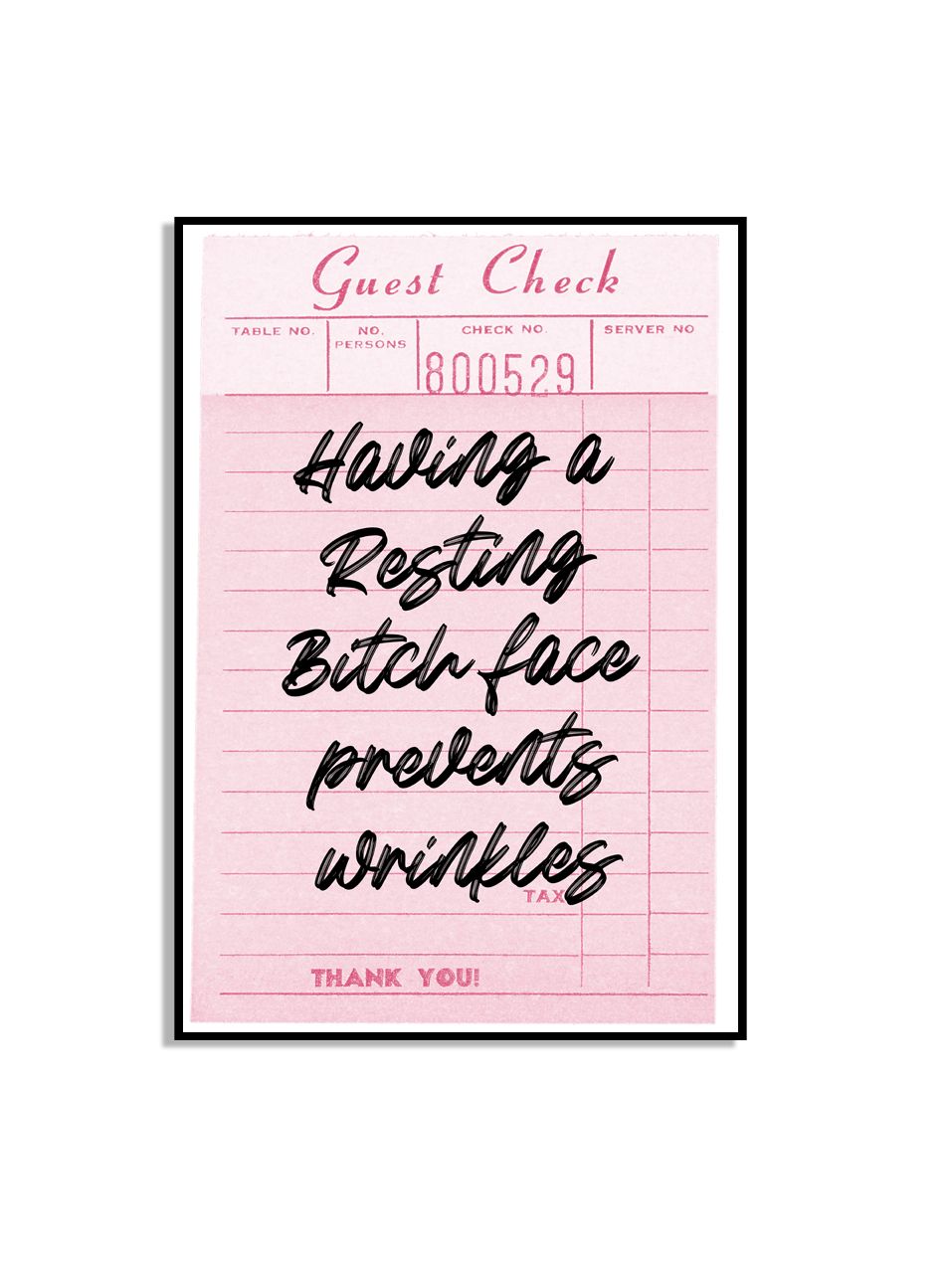 Resting Bitch Face Poster