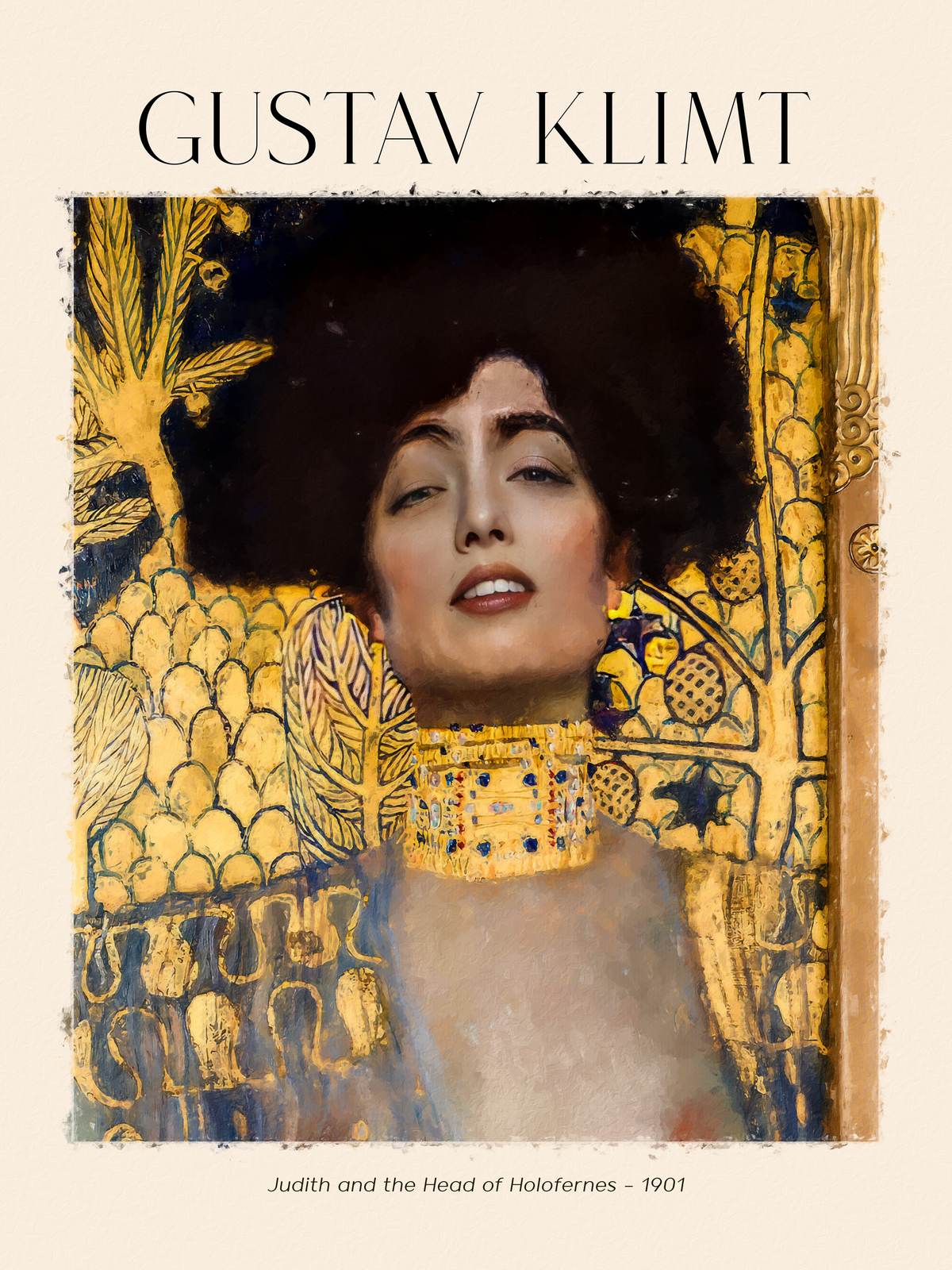Poster - Judith en het hoofd van Holofernes door Gustav Klimt