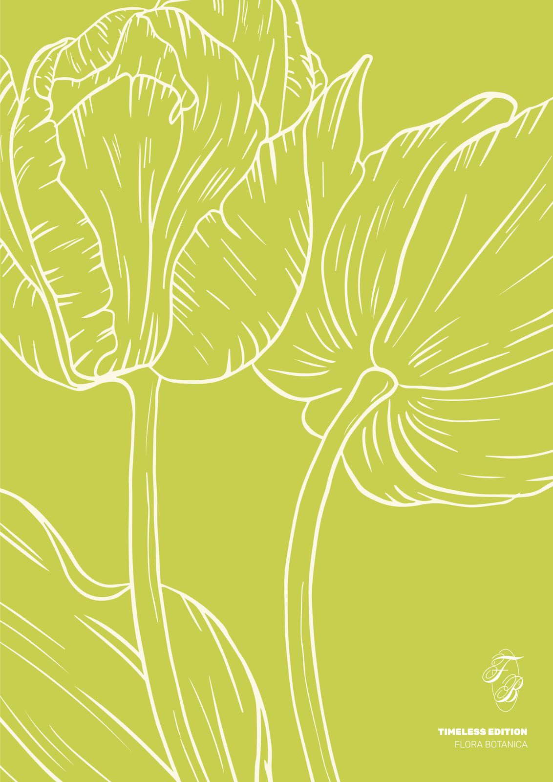 Poster - Tijdloze Flora Botanica