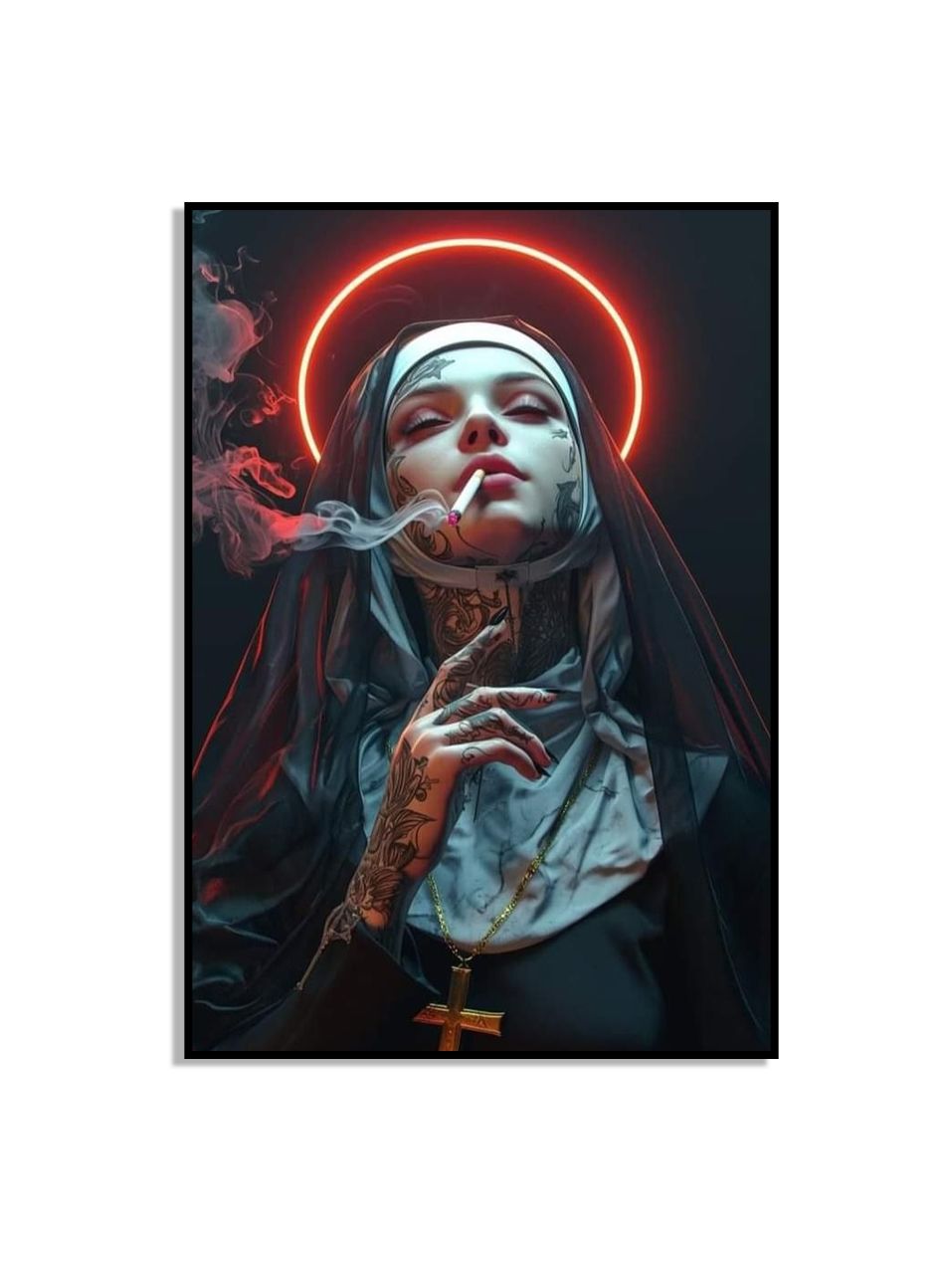 Rokende Non Kunst Wandposter