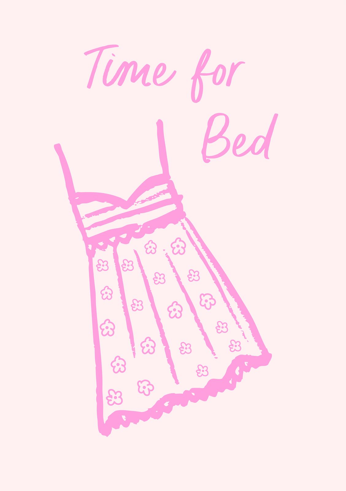 Poster - Tijd voor Bed
