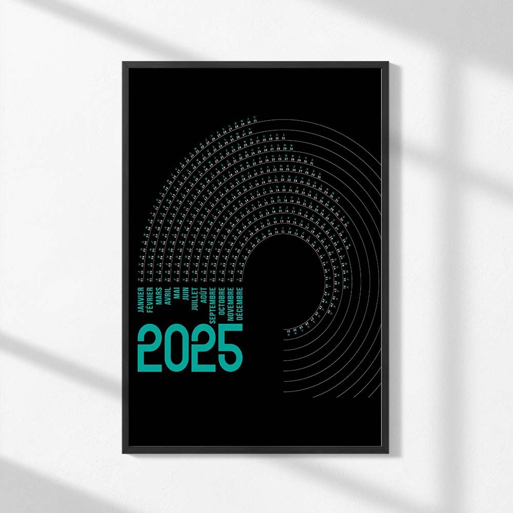 Poster - 2025 Circulaire Kalender