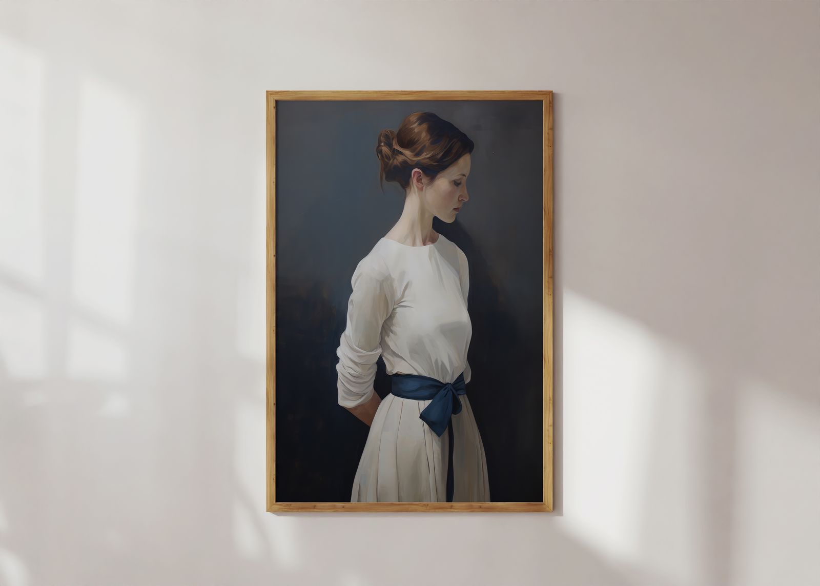 Poster - Elegant Vrouwenportret