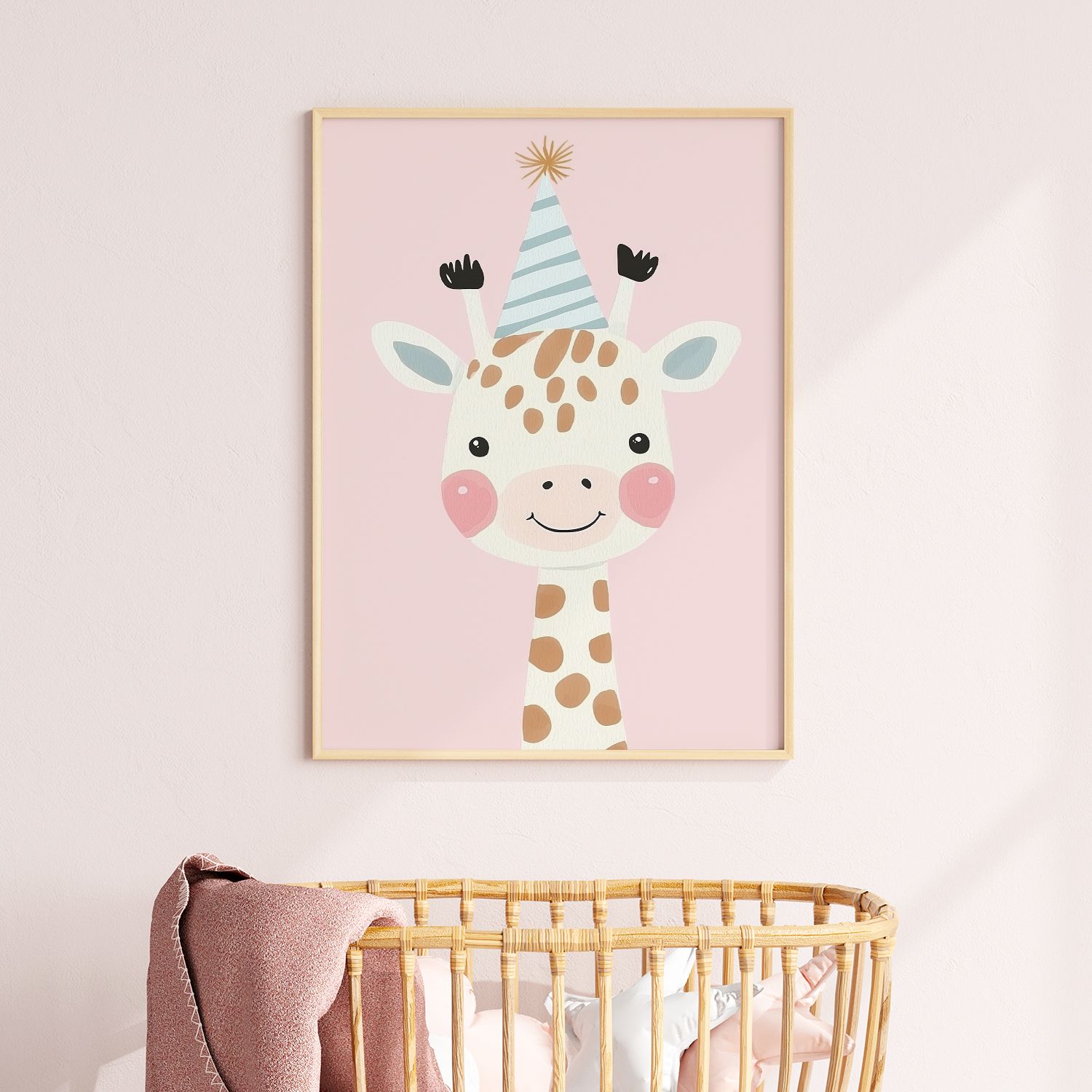 Poster - Giraffe Feesthoed