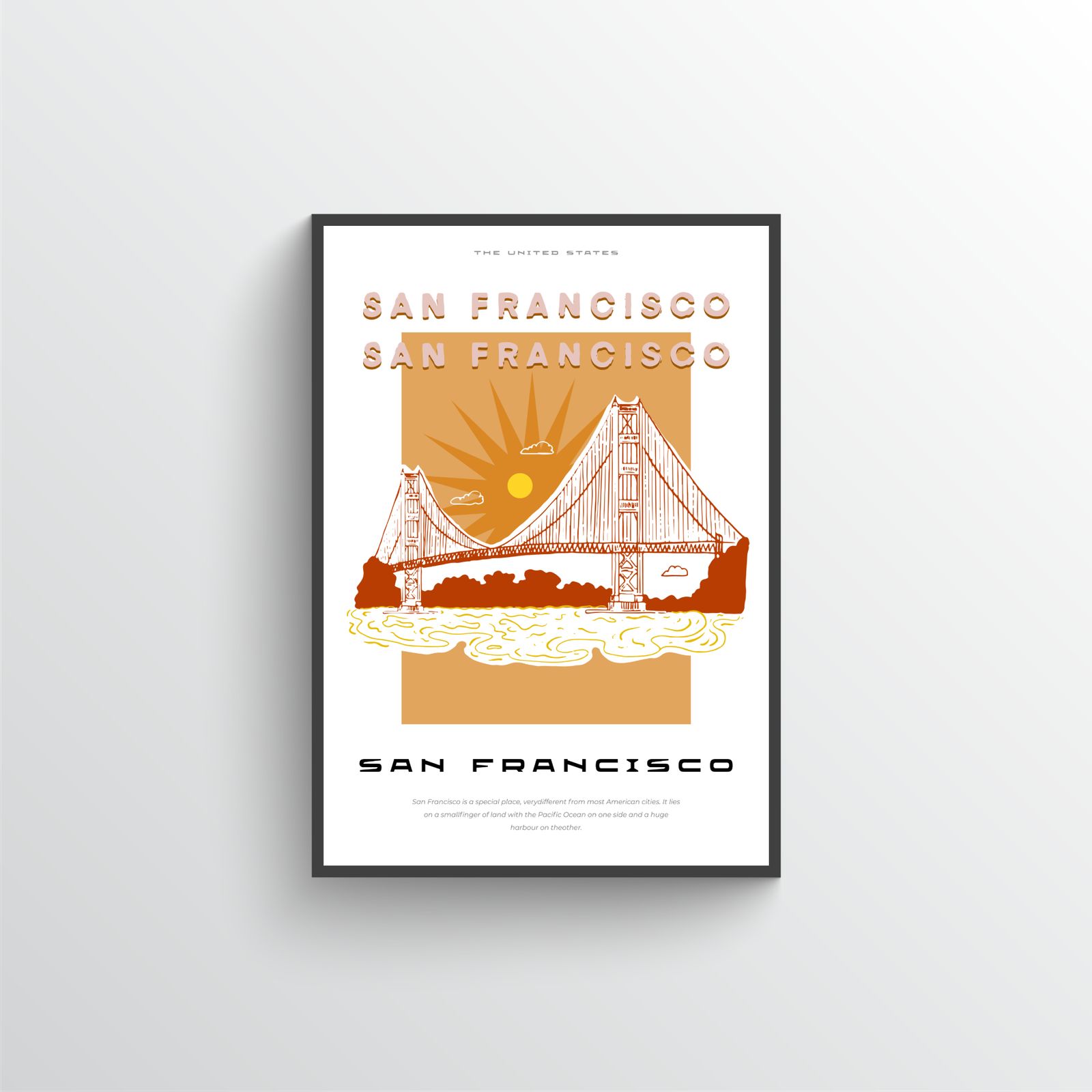 San Francisco Muurposter