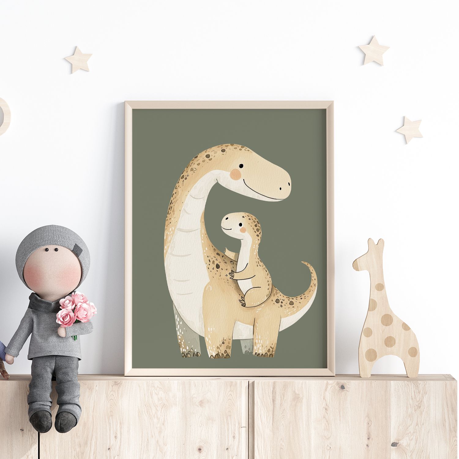 Poster - Dino Knuffel