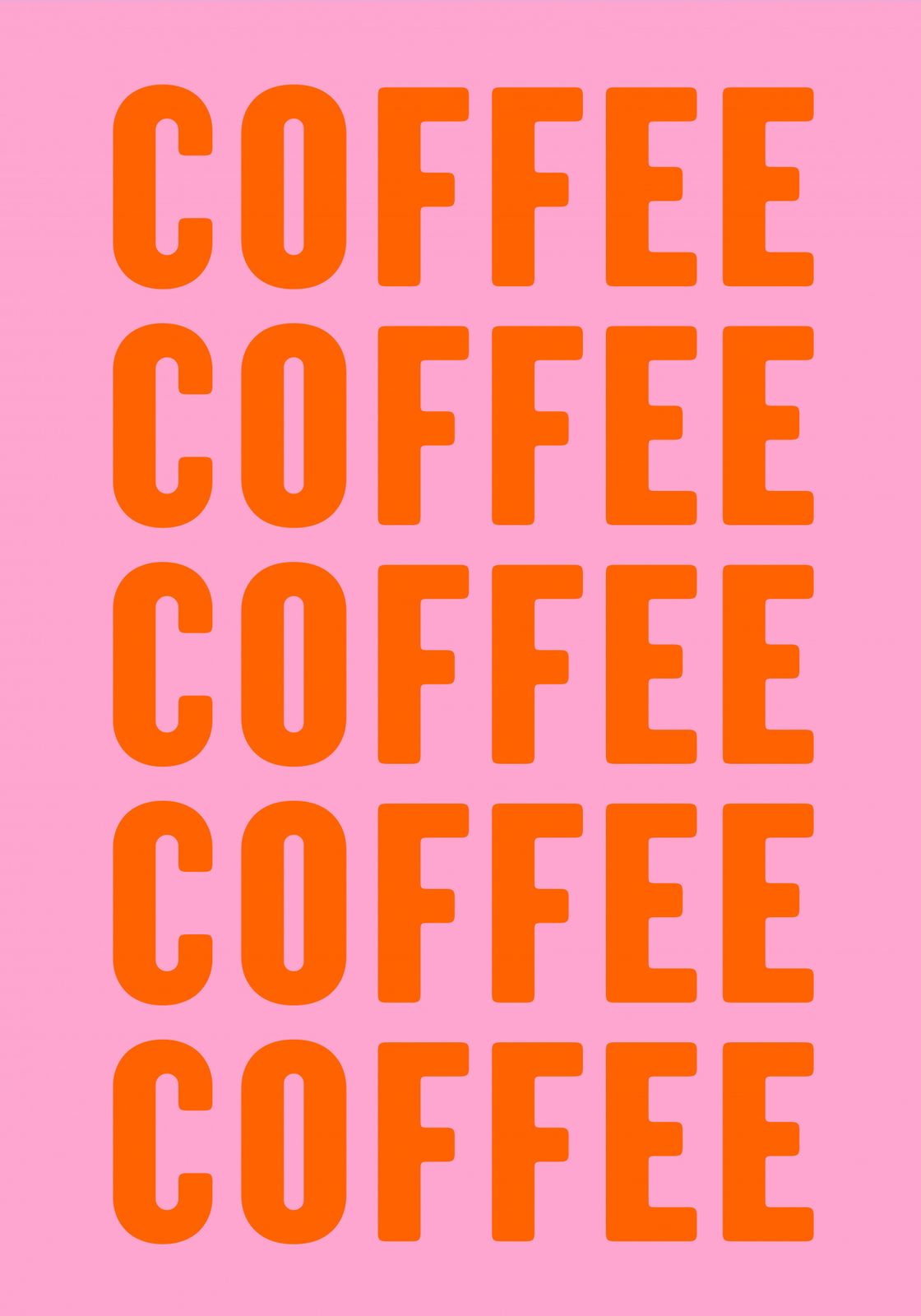 Poster - Koffieontwerp
