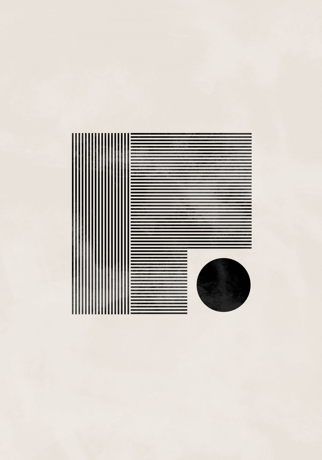 Poster - Abstract Geometrisch Ontwerp