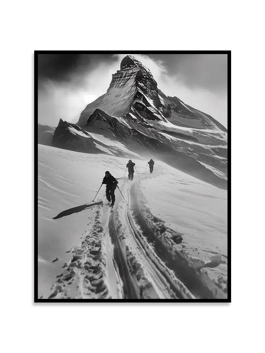 Poster - Bergbeklimmen Avontuur
