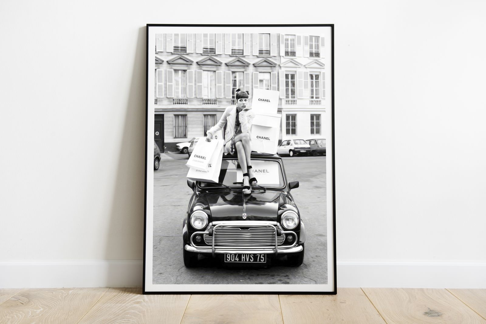 Poster - Chanel Tas Vintage Auto