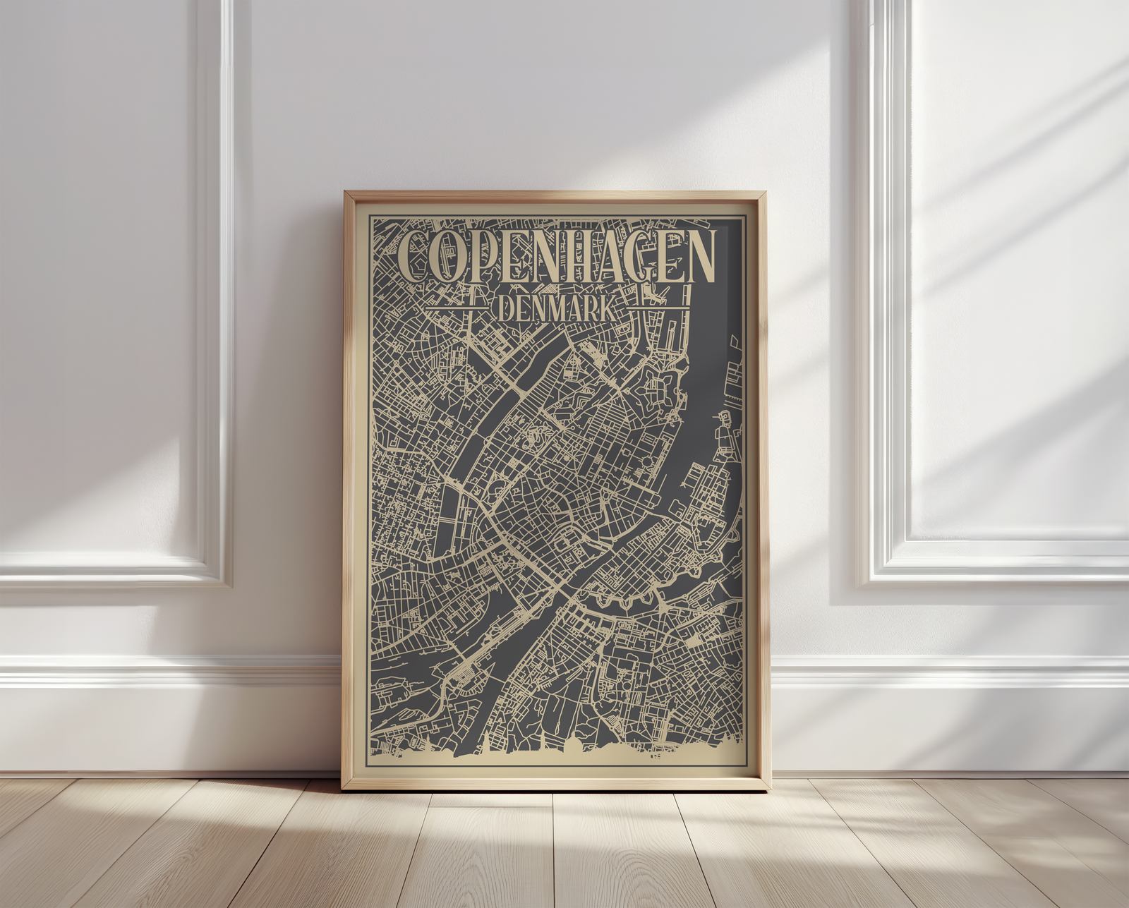 Poster - Kaart van Kopenhagen