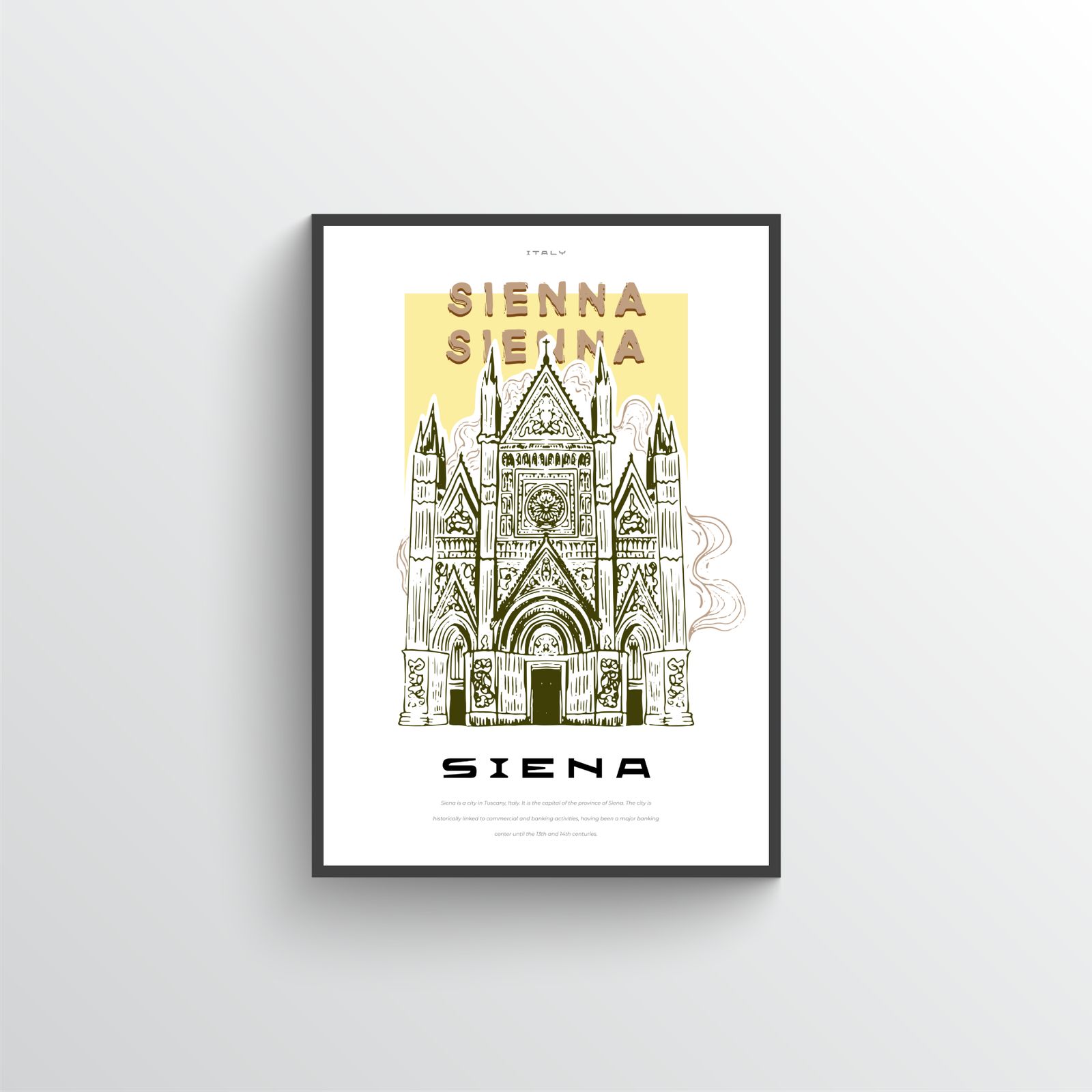 Siena Italië Poster
