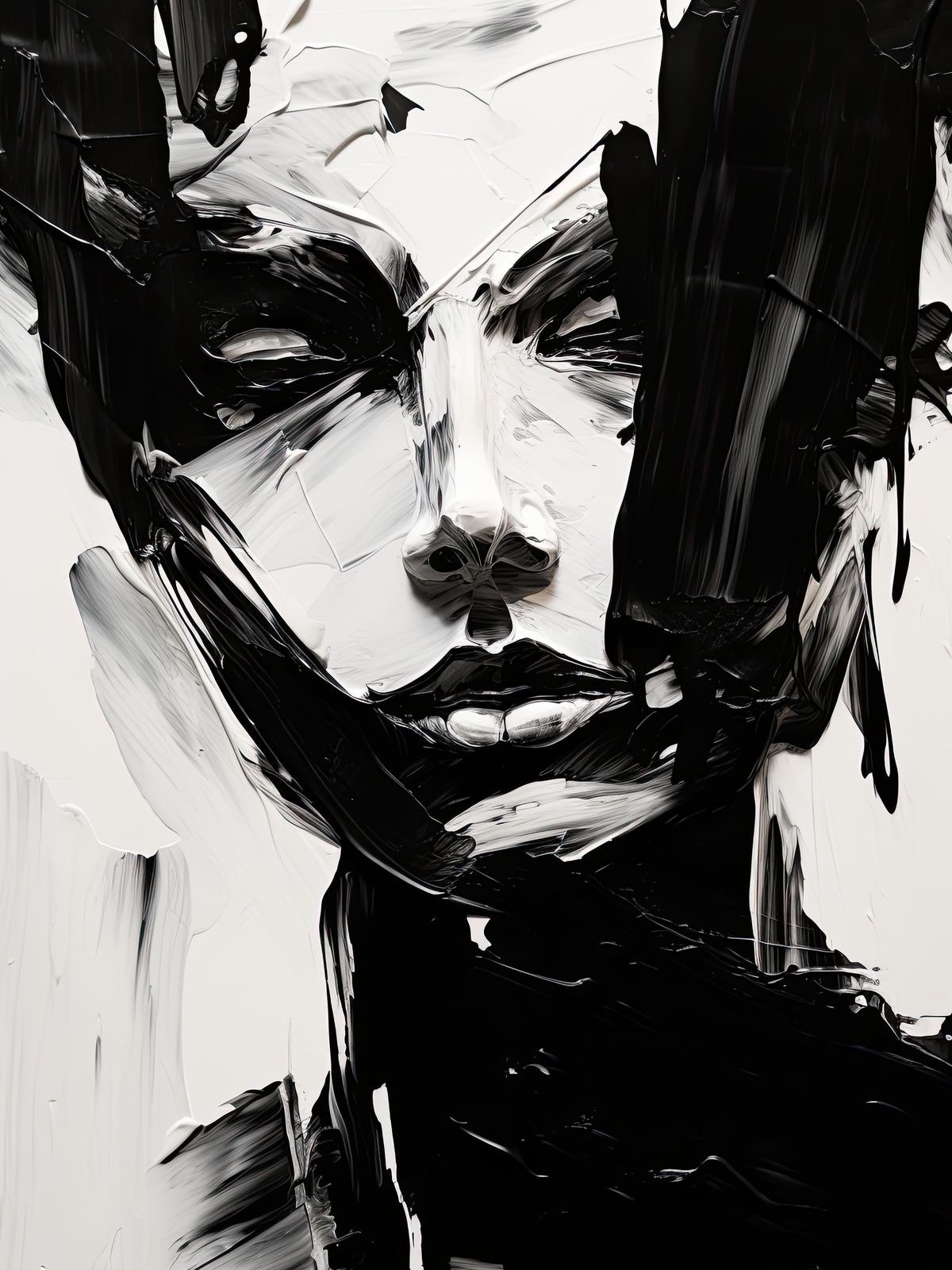 Poster - Abstract Gezicht