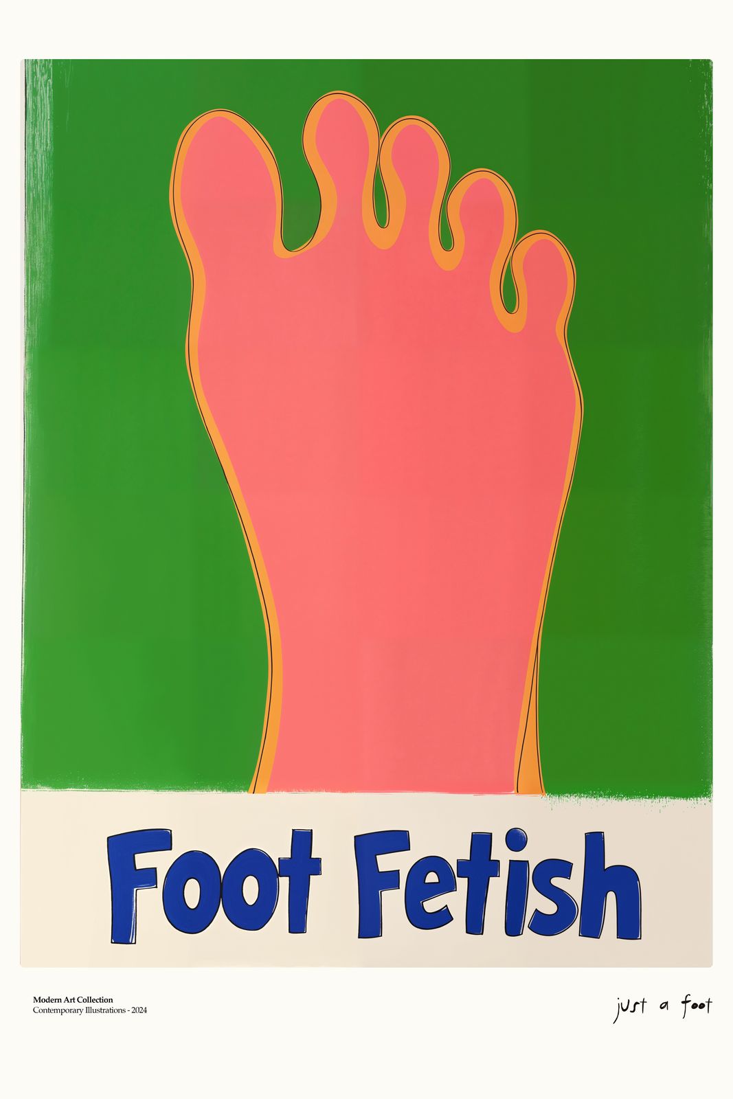 Poster - Voetfetisj