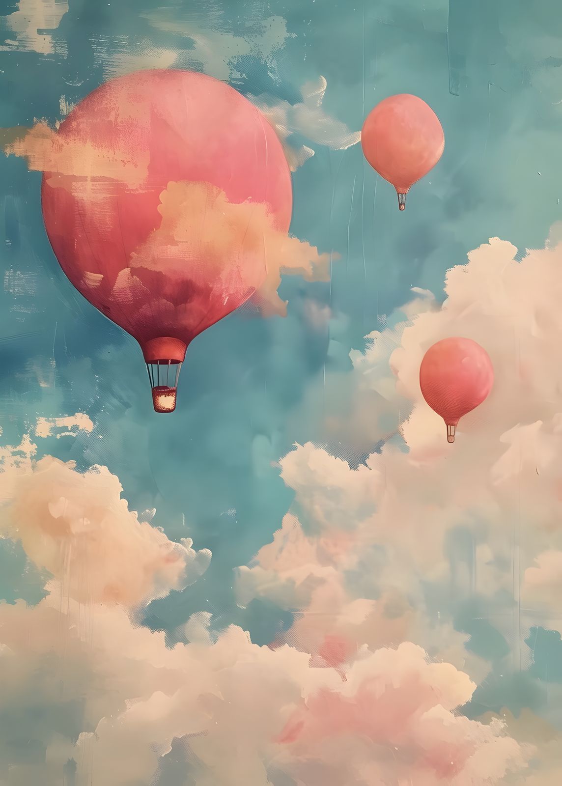 Poster - Luchtballonnen