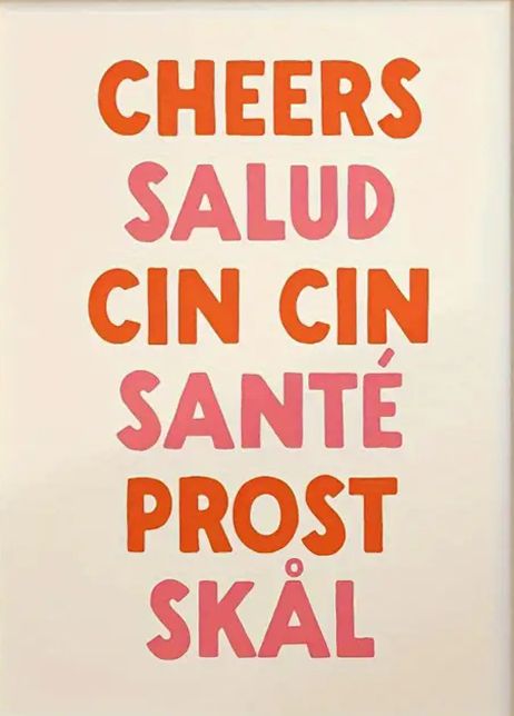 Poster - Cheers meertalig