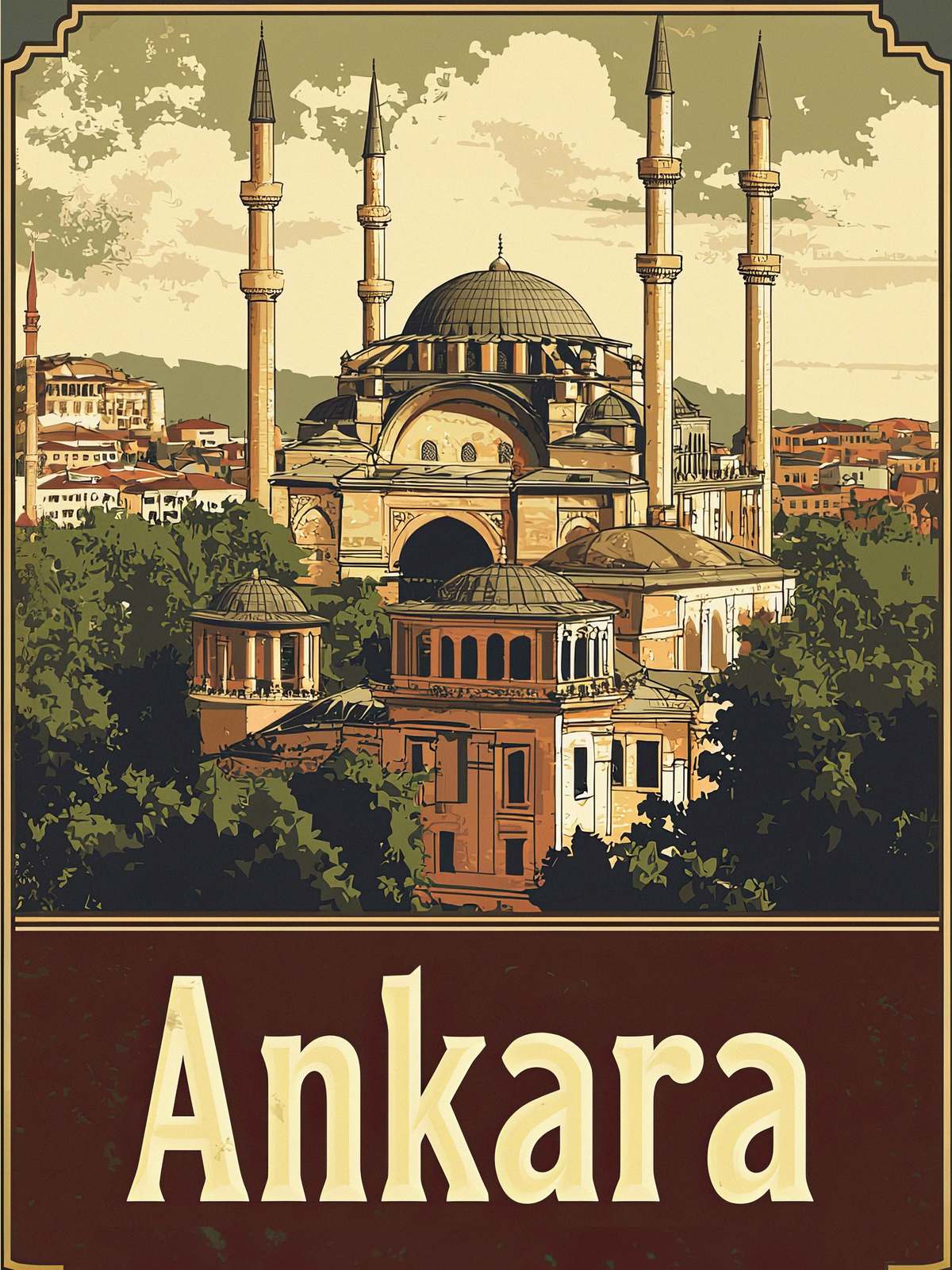 Poster - Ankara Moskee